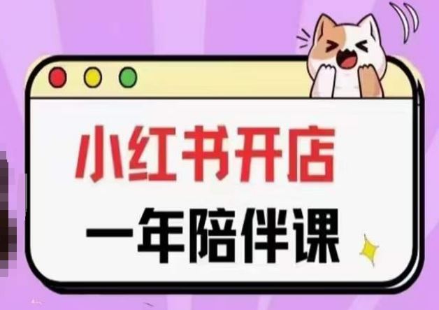 三九小红书开店一年陪伴课(更新)，从0到1玩赚小红书开店-凌秋网创