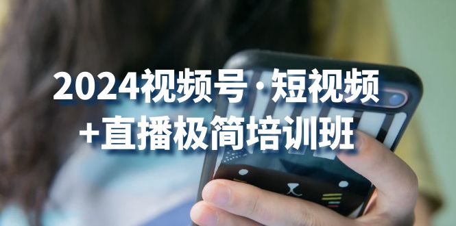 2024视频号短视频+直播极简培训班：抓住视频号风口，流量红利-凌秋网创