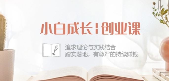 小白成长创业课：追求理论与实践结合，踏实落地，有尊严的持续赚钱-42节-凌秋网创