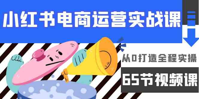 （9724期）小红书电商运营实战课，​从0打造全程实操（65节视频课）-凌秋网创