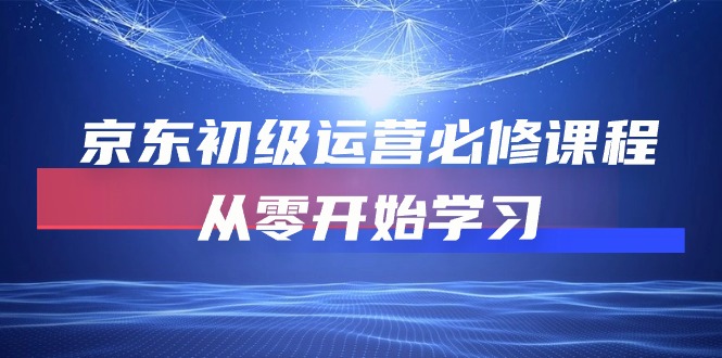 （10261期）京东初级运营必修课程，从零开始学习-凌秋网创