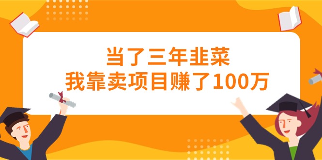 （10725期）当了三年韭菜我靠卖项目赚了100万-凌秋网创
