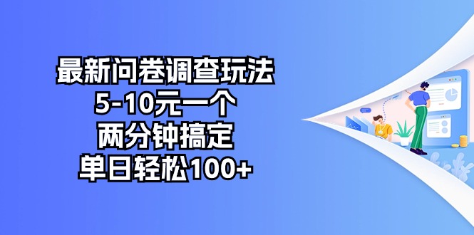 （10606期）最新问卷调查玩法，5-10元一个，两分钟搞定，单日轻松100+-凌秋网创