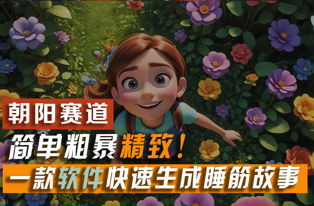 （11405期）利用一款软件5分钟一条爆款睡筋故事，简单粗暴精致！小白月入2w+-凌秋网创