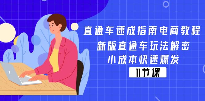 （11537期）直通车 速成指南电商教程：新版直通车玩法解密，小成本快速爆发（11节）-凌秋网创