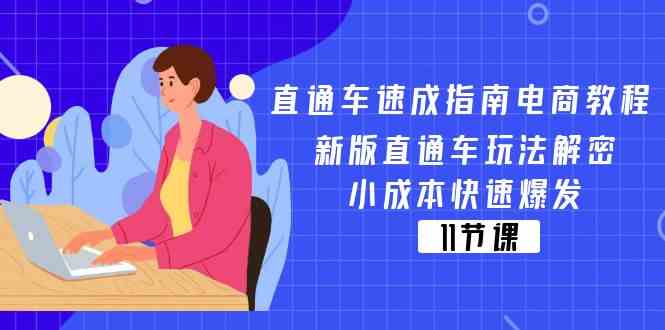 直通车速成指南电商教程：新版直通车玩法解密，小成本快速爆发（11节）-凌秋网创