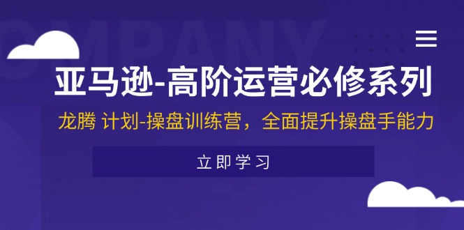 （11625期）亚马逊-高阶运营必修系列，龙腾 计划-操盘训练营，全面提升操盘手能力-凌秋网创