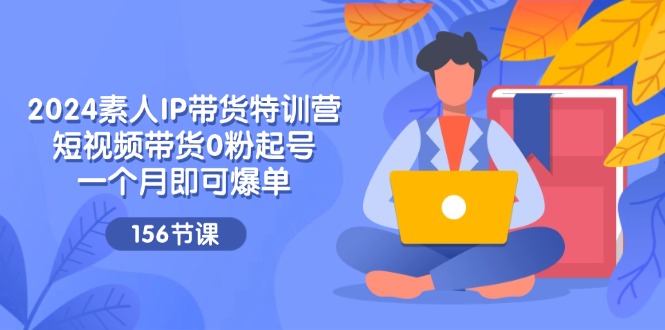 2024素人IP带货特训营，短视频带货0粉起号，一个月即可爆单（156节）-凌秋网创