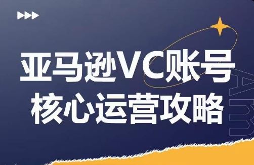 亚马逊VC账号核心玩法解析，实战经验拆解产品模块运营技巧，提升店铺GMV，有效提升运营利润-凌秋网创