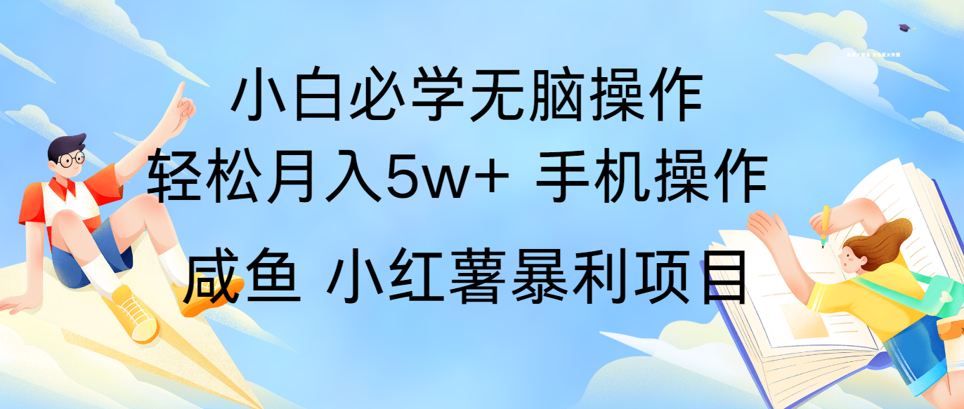 全网首发2024最暴利手机操作项目，简单无脑操作，每单利润最少500+-凌秋网创