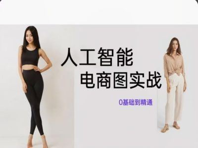 人工智能SD电商图实战，ai绘图0基础到精通-凌秋网创
