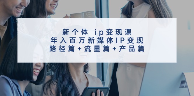 （11971期）新个体 ip变现课，年入百万新媒体IP变现，路径篇+流量篇+产品篇-凌秋网创