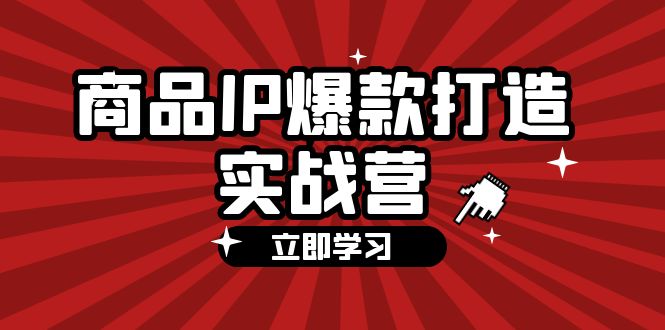 （12136期）商品-IP爆款打造实战营【第四期】，手把手教你打造商品IP，爆款 不断-凌秋网创