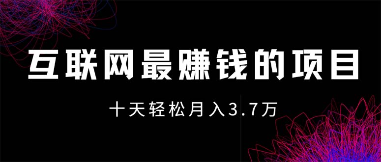 （12396期）互联网最赚钱的项目没有之一，轻松月入7万+，团队最新项目-凌秋网创