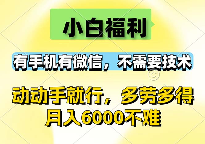 （12565期）小白福利，有手机有微信，0成本，不需要任何技术，动动手就行，随时随…-凌秋网创