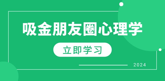 朋友圈吸金心理学：揭秘心理学原理，增加业绩，打造个人IP与行业权威-凌秋网创