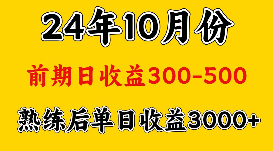 高手是怎么赚钱的.前期日收益500+熟练后日收益3000左右-凌秋网创