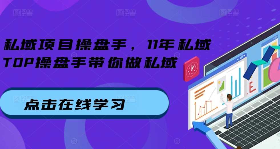 私域项目操盘手，11年私域TOP操盘手带你做私域-凌秋网创