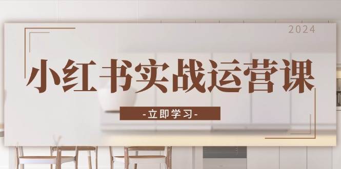 小红书实战运营课：从开通店铺到直播话术，打造爆款笔记与高效直播-凌秋网创