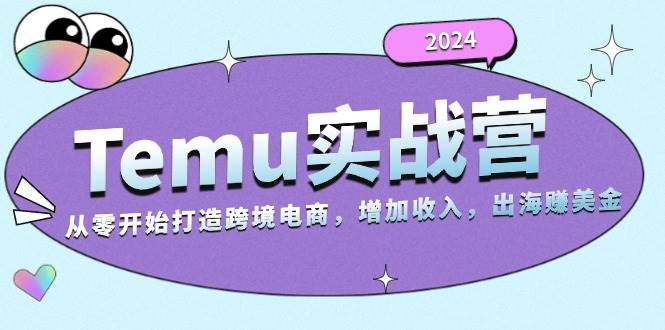 （13266期）2024Temu实战营：从零开始打造跨境电商，增加收入，出海赚美金-凌秋网创