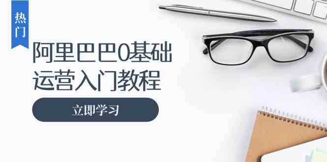 阿里巴巴运营零基础入门教程：涵盖开店、运营、推广，快速成为电商高手-凌秋网创