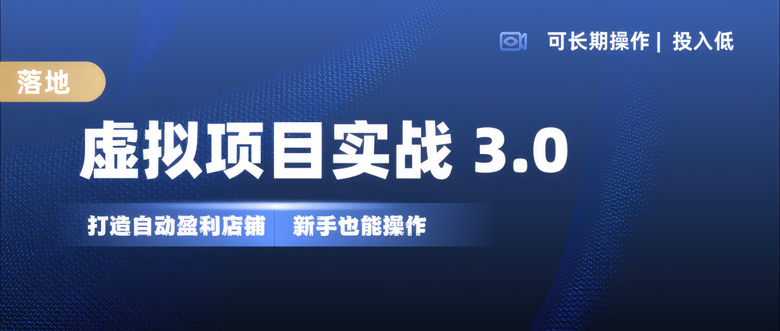 虚拟项目实操落地 3.0,新手轻松上手，单品月入1W+-凌秋网创