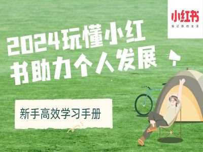2024玩懂小红书助力个人发展(新手高效学习手册)-凌秋网创