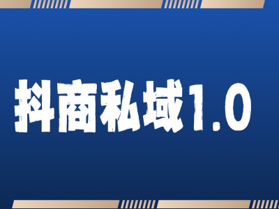 抖商服务私域1.0，抖音引流获客详细教学-凌秋网创
