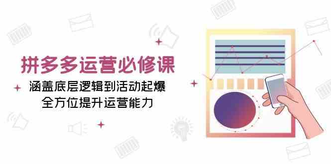 拼多多运营必修课：涵盖底层逻辑到活动起爆，全方位提升运营能力-凌秋网创