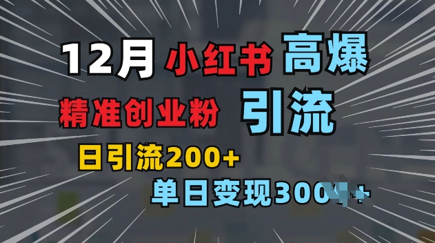 小红书一张图片“引爆”创业粉，单日+200+精准创业粉 可筛选付费意识创业粉【揭秘】-凌秋网创