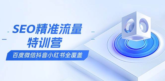 （13851期）SEO精准流量特训营，百度微信抖音小红书全覆盖，带你搞懂搜索优化核心技巧-凌秋网创