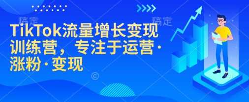 TikTok流量增长变现训练营，专注于运营·涨粉·变现-凌秋网创