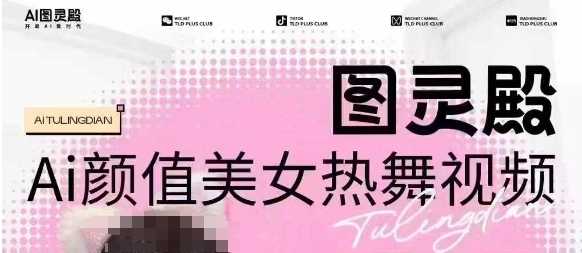 全网首发，原价988图灵殿AI颜值美女热舞视频，云端生图，轻松过原创-凌秋网创