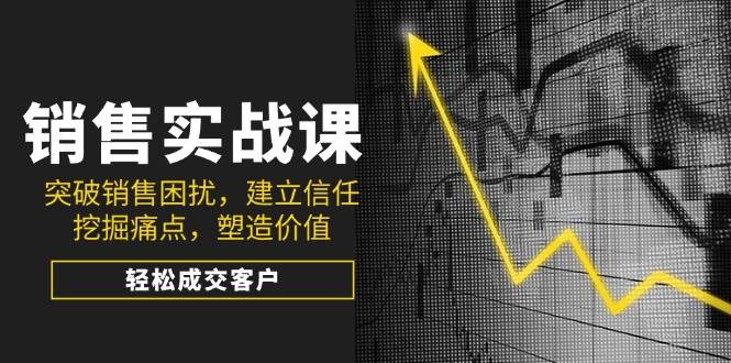 （14297期）销售实战课，突破销售困扰，建立信任，挖掘痛点，塑造价值，轻松成交客户-凌秋网创