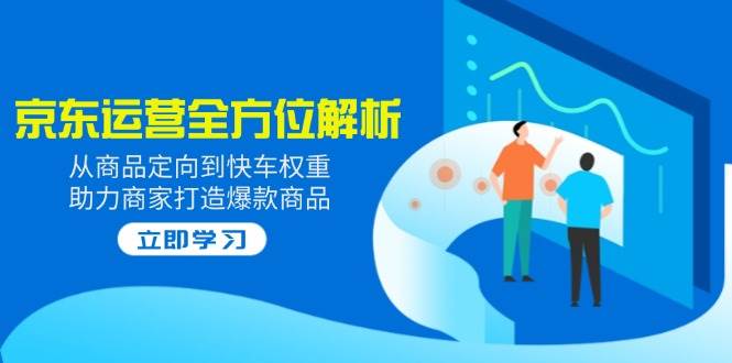 （14477期）2025京东运营全方位解析：从商品定向到快车权重，助力商家打造爆款商品-凌秋网创