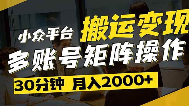 （14288期）得物平台变现新蓝海！无脑复制热门视频，多账号同步运营，每天半小时躺…-凌秋网创