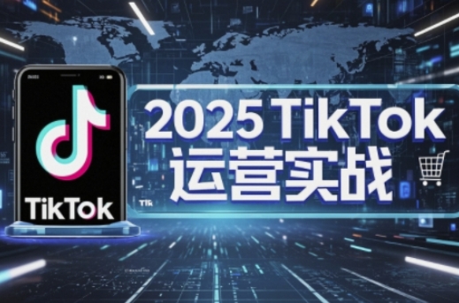 2025TikTok电商运营，掌握TikTok店铺运营核心技巧，实现低成本高转化-凌秋网创
