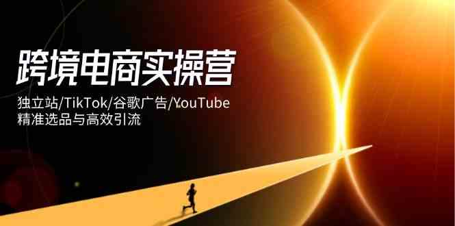 跨境电商实操营：独立站/TikTok/谷歌广告/YouTube，精准选品与高效引流-凌秋网创
