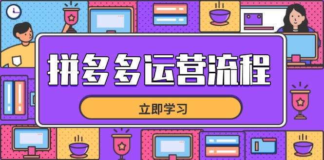 （14503期）拼多多运营流程，从选品到流量，全链路运营技巧，助力店铺爆单-凌秋网创