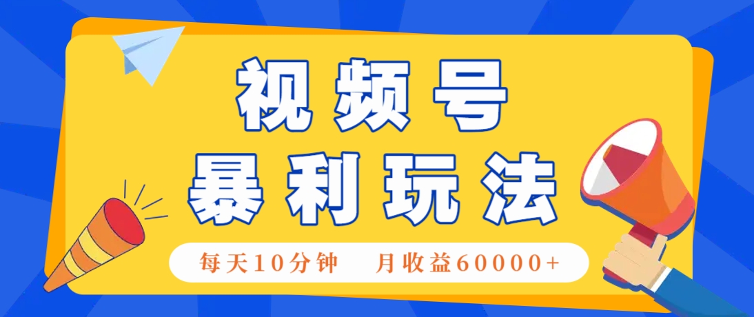 视频号AI赚钱法，每天只需10分钟，月入6万+！（超详细拆解）-凌秋网创