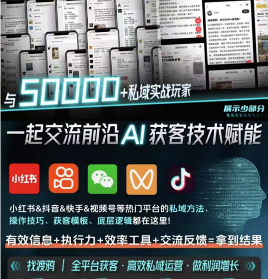 （14743期）【渡鸦科技社】内部学习资料，私域流量入门指南-凌秋网创