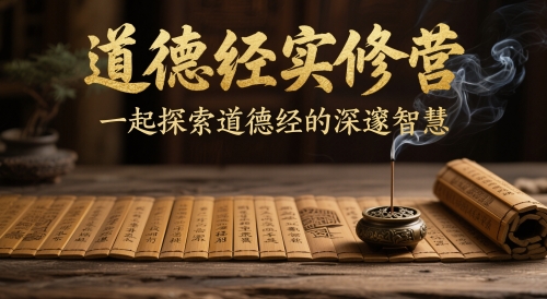 道德经实修营，一起探索道德经的深邃智慧-凌秋网创