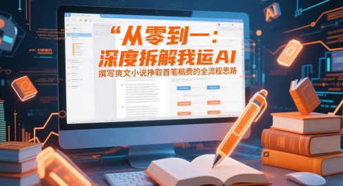 从零到一：深度拆解我运用AI撰写爽文小说挣取首笔稿费的全流程思路-凌秋网创
