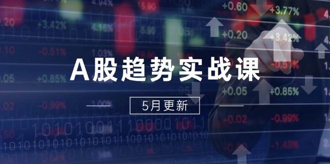（14808期）A股趋势实战课：主力动向+政策红利，2025全年策略5月更新-凌秋网创