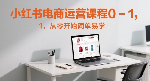 小红书电商运营课程0-1，从零开始简单易学-凌秋网创