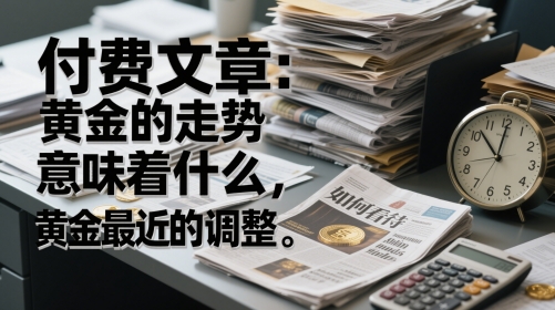 付费文章：黄金的走势意味着什么，如何看待黄金最近的调整-凌秋网创