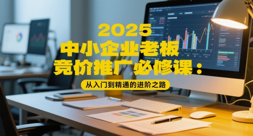 2025中小企业老板竞价推广必修课：从入门到精通的进阶之路-凌秋网创