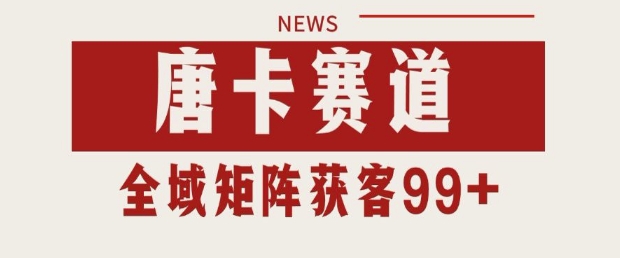 小红书某音唐卡赛道引流获客 自热矩阵日引200+【揭秘】-凌秋网创