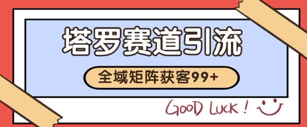 小红书某音塔罗赛道引流获客 自热矩阵日引200+【揭秘】-凌秋网创