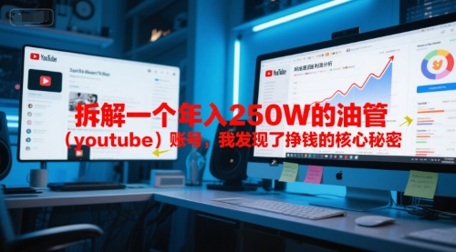 付费文章：拆解一个年入250W的油管（youtube）账号，我发现了挣钱的核心秘密-凌秋网创
